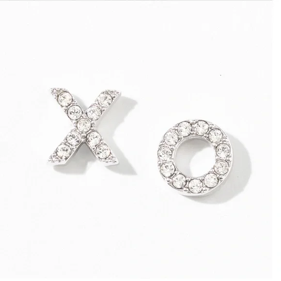 Touchstone Crystal XO Earrings - Picture 5 of 7